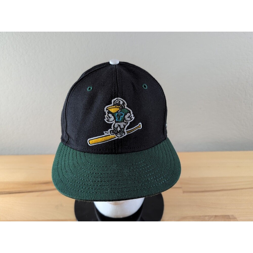 Tulane Green Wave The Game Fitted Baseball Hat 6 7/8 Men's Black Green